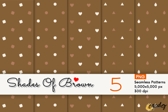 Download Shades of Brown Patterns Set - Brown Collection