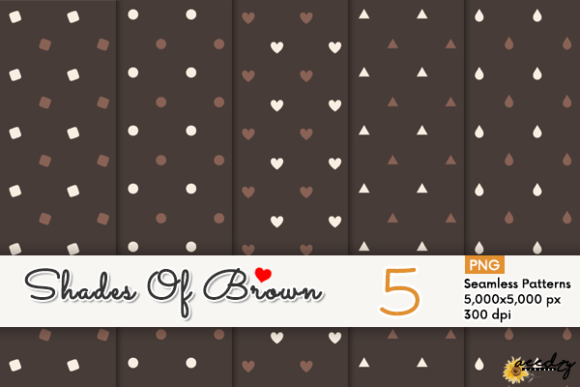 Download Shades of Brown Patterns Set - Brown Collection