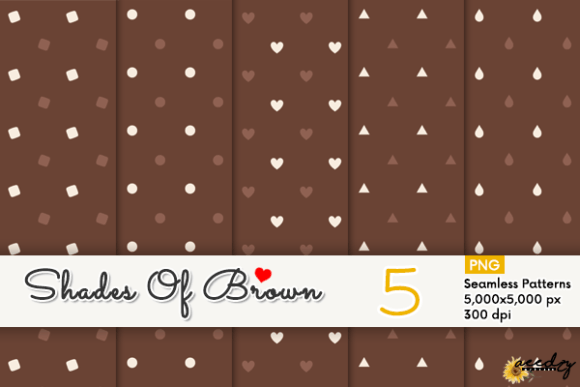 Download Shades of Brown Patterns Set - Brown Collection