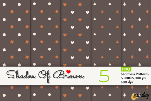 Download Shades of Brown Patterns Set - Brown Collection