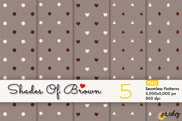Download Shades of Brown Patterns Set - Brown Collection