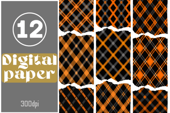 Download Halloween Plaid Paper Pack - Paper pack Collection