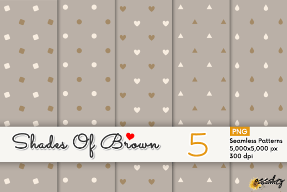 Download Shades of Brown Patterns Set - Brown Collection