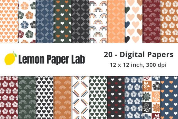 Download Blue, Black, Green, Red &amp; Brown Patterns - Brown Collection