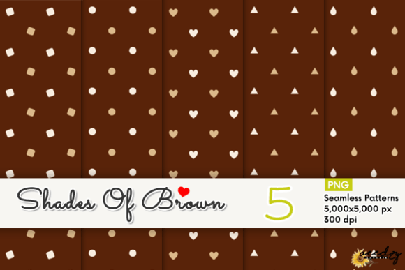 Download Shades of Brown Patterns Set - Brown Collection