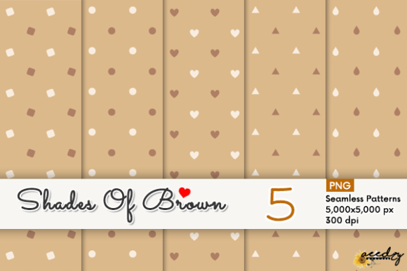 Download Shades of Brown Patterns Set - Brown Collection