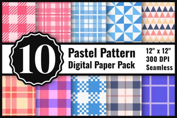 Download Easter Pastel Digital Paper Pack - Paper pack Collection