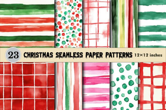 Download Christmas Seamless Paper Patterns - Seamless paper Collection