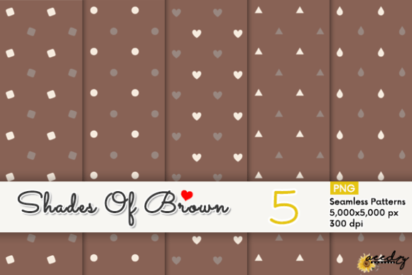 Download Shades of Brown Patterns Set - Brown Collection