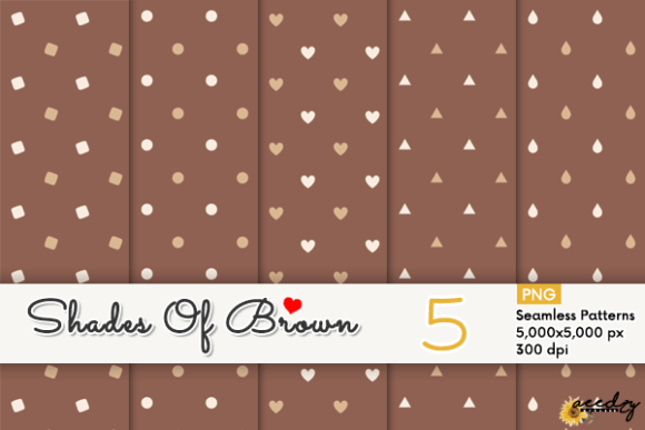 Download Shades of Brown Patterns Set - Brown Collection