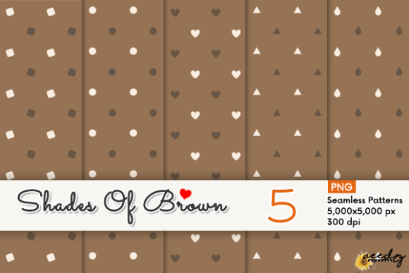 Download Shades of Brown Patterns Set - Brown Collection