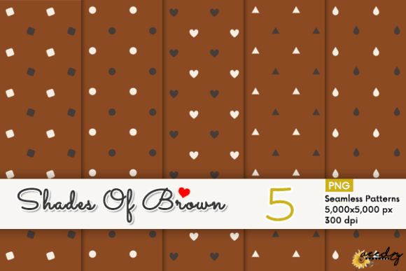 Download Shades of Brown Patterns Set - Brown Collection